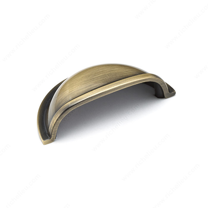 Traditional Brass Cup Pull - 3038 - Richelieu Hardware