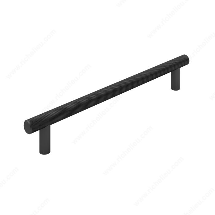 Richelieu Lincoln Contemporary Cabinet Pull - 416-mm - Brushed Black  BP9898416990