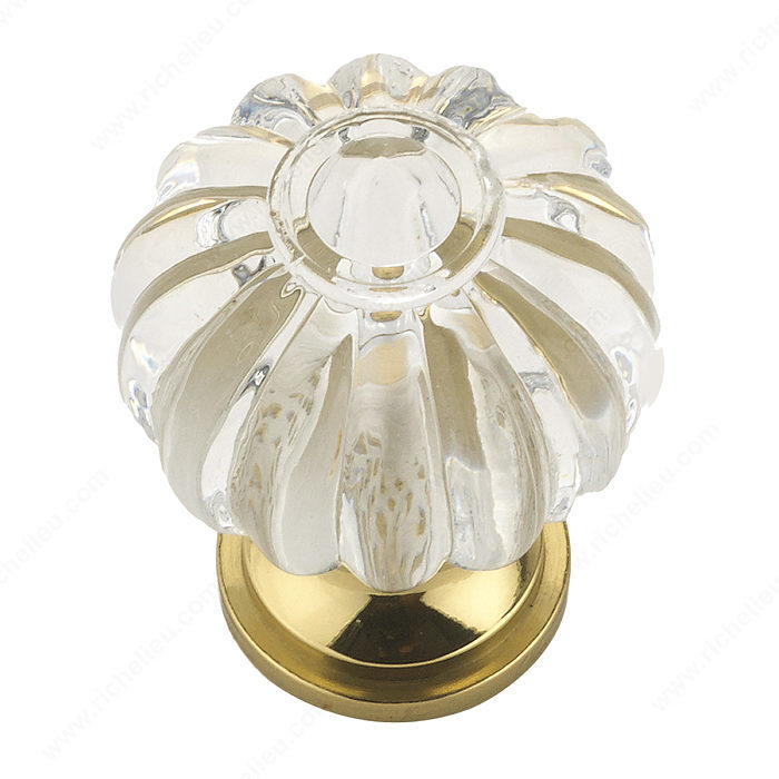 Eclectic Acrylic and Metal Knob - 4035 - Richelieu Hardware