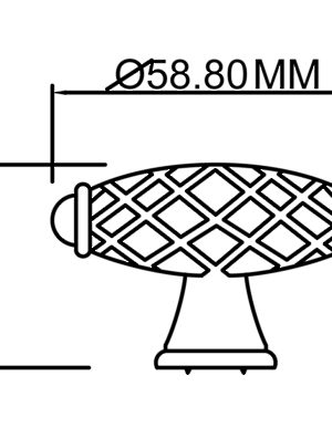 Traditional Metal Knob - 7495