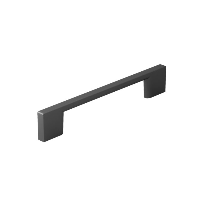 Richelieu Lincoln Contemporary Cabinet Pull - 416-mm - Brushed Black  BP9898416990