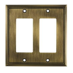 Switch plate 2 Decora - Contemporary Style