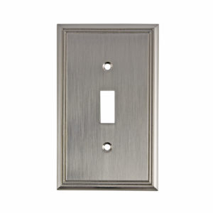 Switch Plate 1 Toggle Entry - Contemporary Style