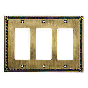 Switch plate 3 Decora - Traditional Style
