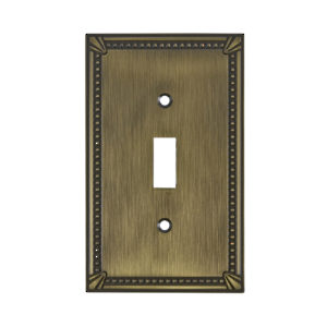 Switch Plate 1 Toggle Entry - Traditional Style