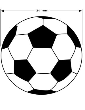 Eclectic Resin Soccer Knob - 9347