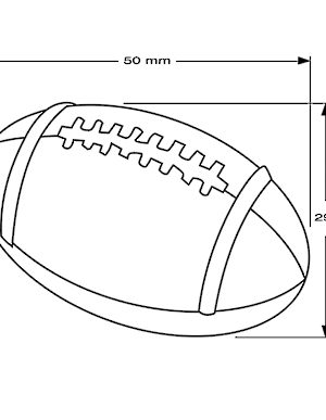 Bouton éclectique en résine - ballon de football - 9348