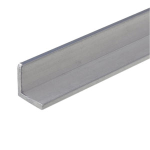 Moldura de aluminio en ángulo de 90° con dos lados iguales