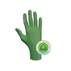 Biodegradable Disposable Nitrile Gloves - 4 mil - Virus Resistant