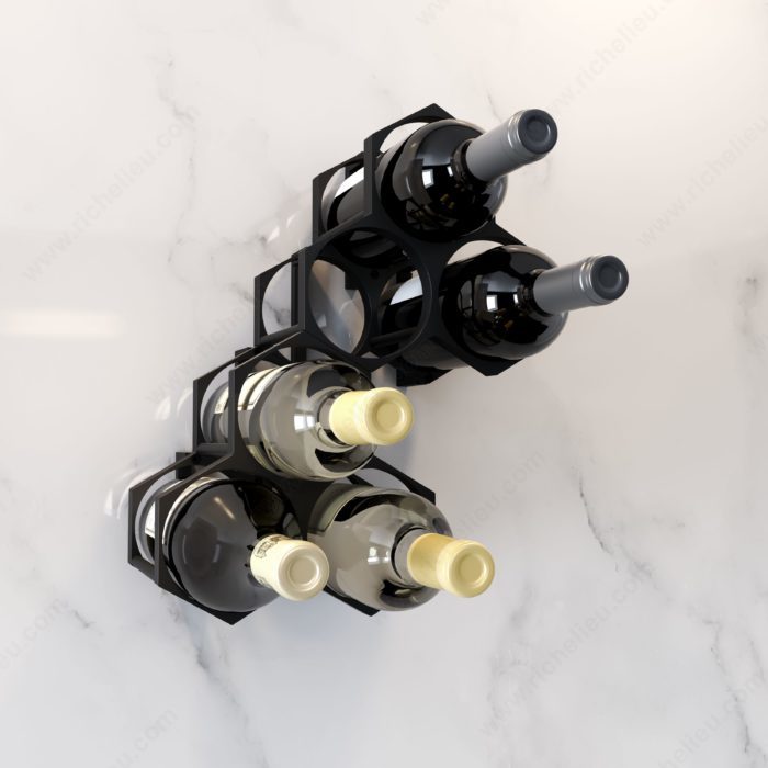 HEXO Wall Mounted Wine Rack Richelieu Hardware