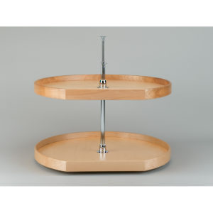 Rev-A-Shelf d-Shape Wooden Two-Tray Set
