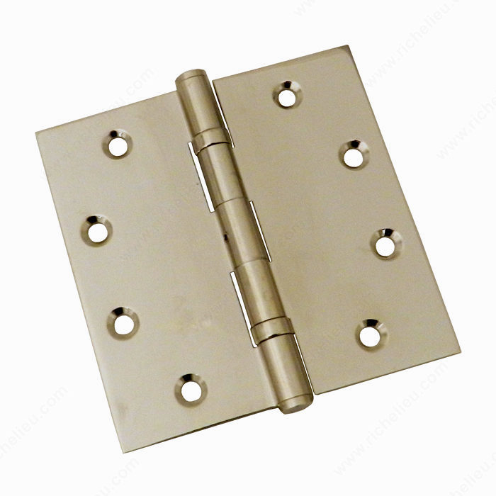 Solid Brass 4 12 In Mortise Ball Bearing Butt Hinge Richelieu Hardware 7824