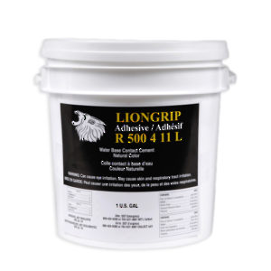 Adhésif pulvérisable à base d'eau et à faible teneur en COV - LIONGRIP R500