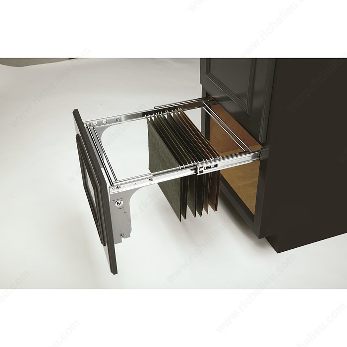 Rev-A-Shelf - RAS-FD-KIT - Chrome Two-Tier File Drawer System