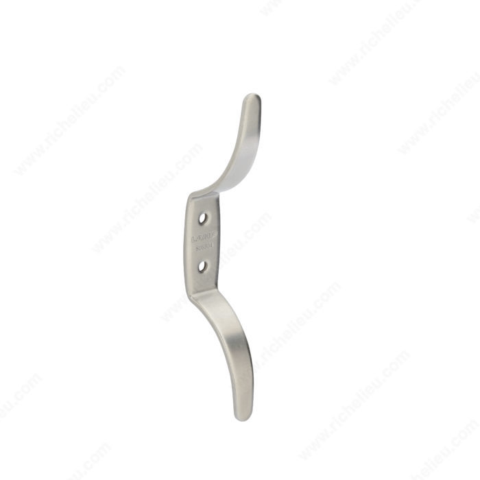 Modern Double Hook- Steel Wall Hook, Coat Hook, Utility Hook