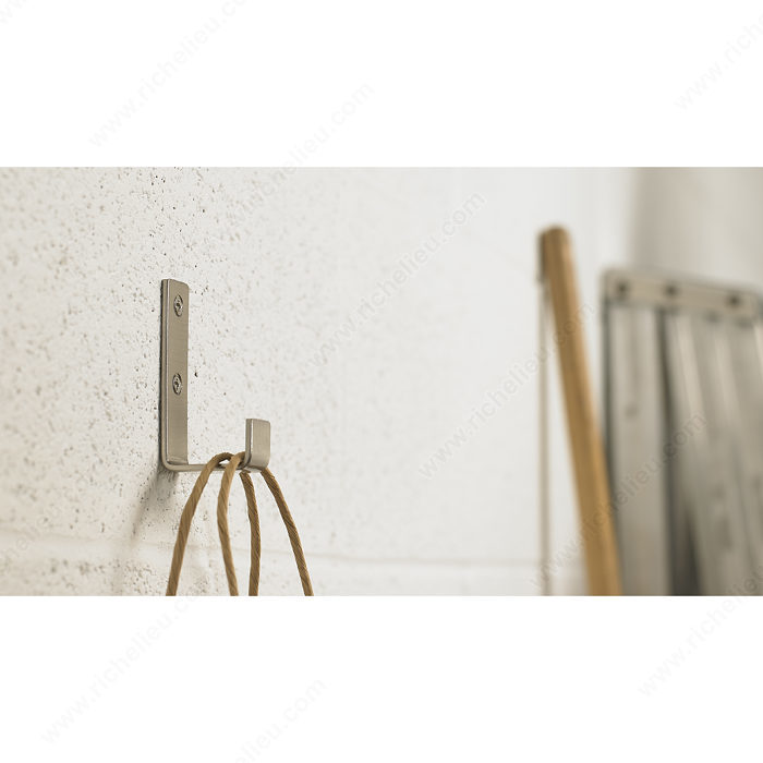 Richelieu 60993: Utility Adhesive Wall Hook - White