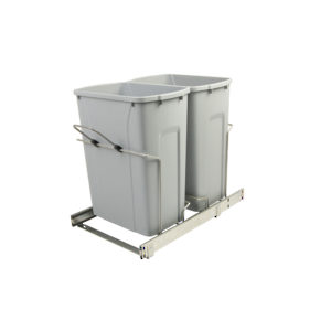 Double Bin Recycling Center with Handle