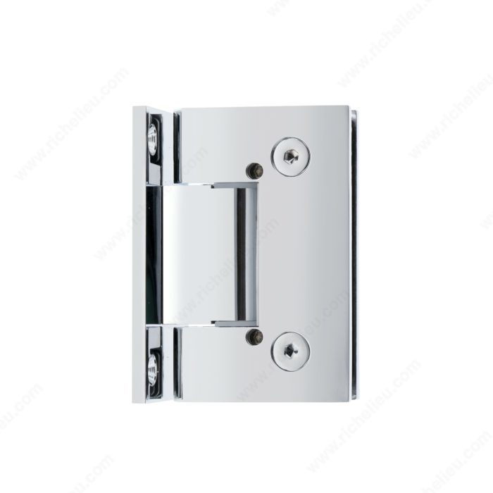 Wall Mount 90° Spring and Hydraulic Self-Closing Glass Door Hinge Set -  Richelieu Hardware