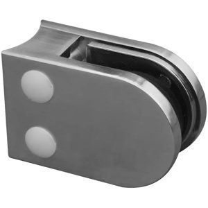 Large Round Glass Clamp for a Round Surface Mounting