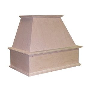 Traditional Chimney Hood without Chimney Extension with Removable Upper Access
