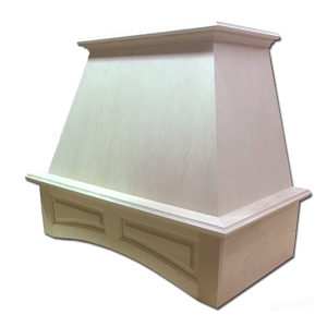 Arched Valance Chimney Range Hood without Chimney Extension