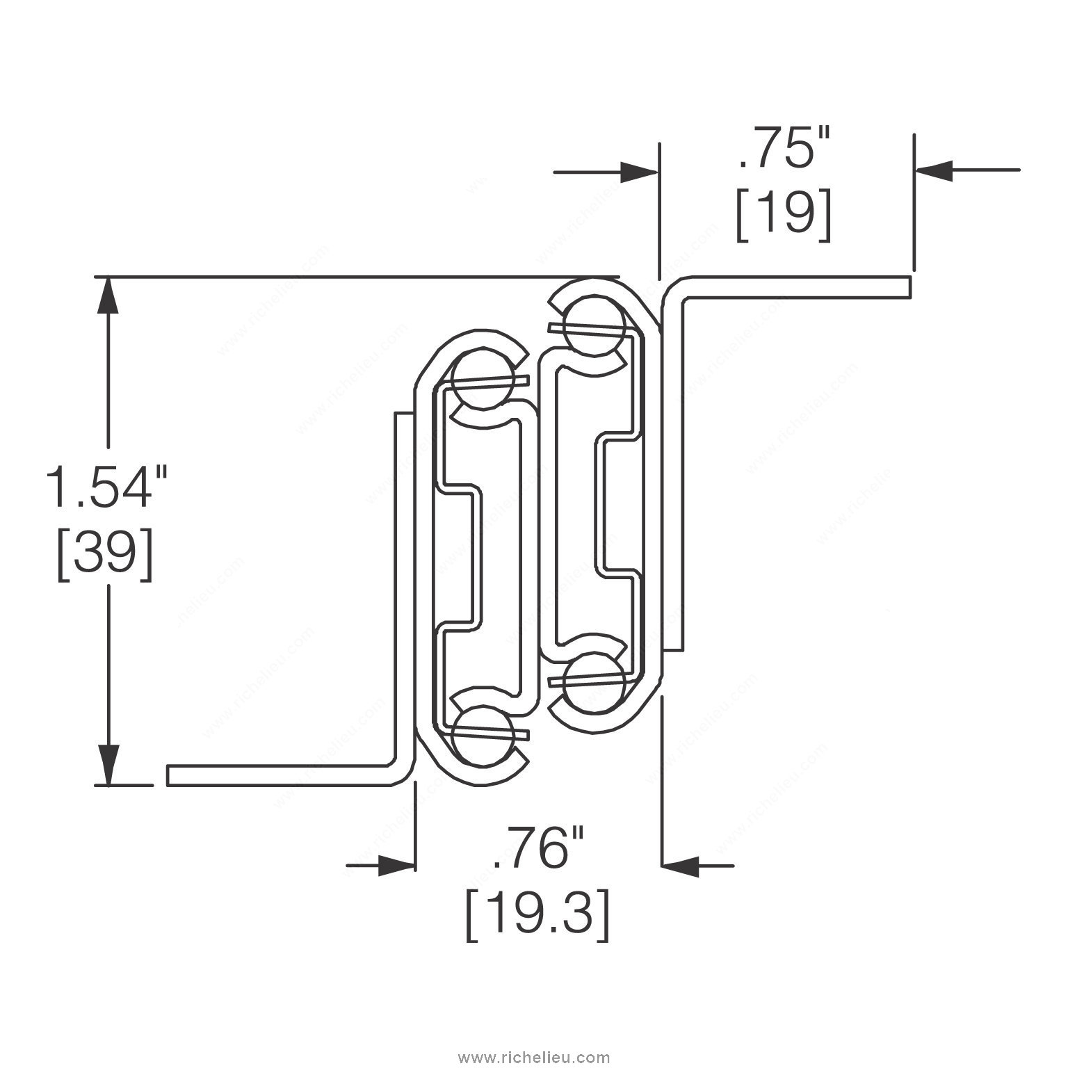 Series 301-2590 Pull-Out Pantry Slide - Richelieu Hardware