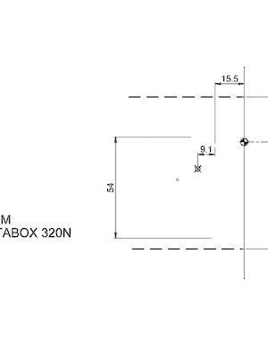 METABOX Series 320N-C34 Single Extension Drawer Sides - Finish: Cream