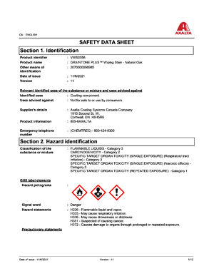 Canadian Safety Datasheet