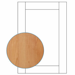 Wood product: TW-1038 Style: Shaker Plywood Panel Veneer