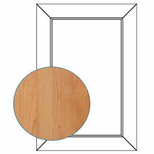 Wood product: TW-10751 (Mortise / Tenon) Style: Shaker Plywood Panel Veneer