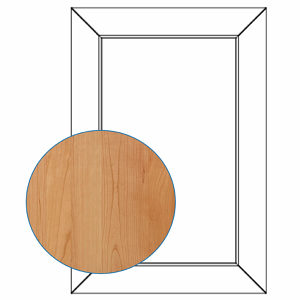 Wood product: TW-10 (Miter), Style: Shaker Pywood Panel Veneer