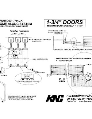 KN Crowder Come-Along System for Multiple Doors
