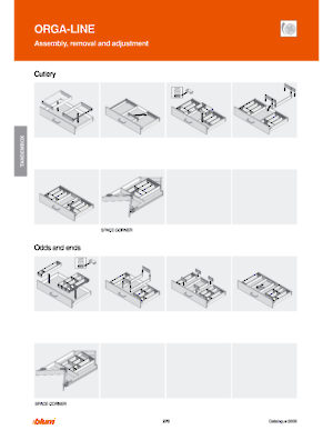 Modular Orgaline Kit for Cutlery Drawers. 20" deep x 12" wide (500 mm x 300 mm)