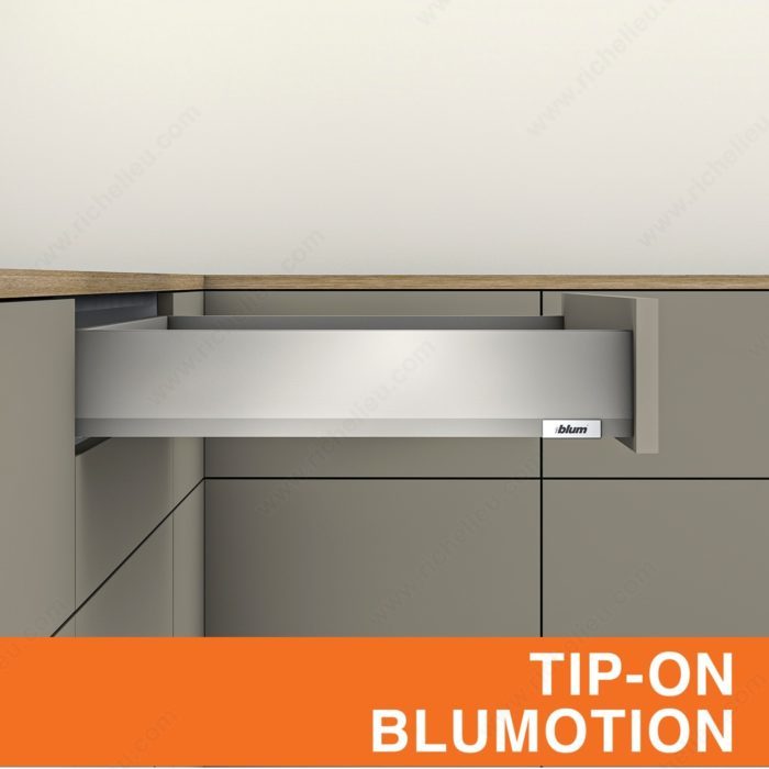 MERIVOBOX TIP-ON BLUMOTION standard drawer M height - Richelieu 