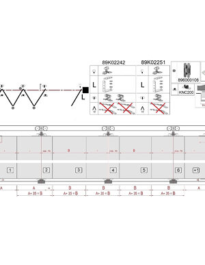 Sistema de puertas plegables de extremo TERNO ACCORDION - Richelieu Hardware