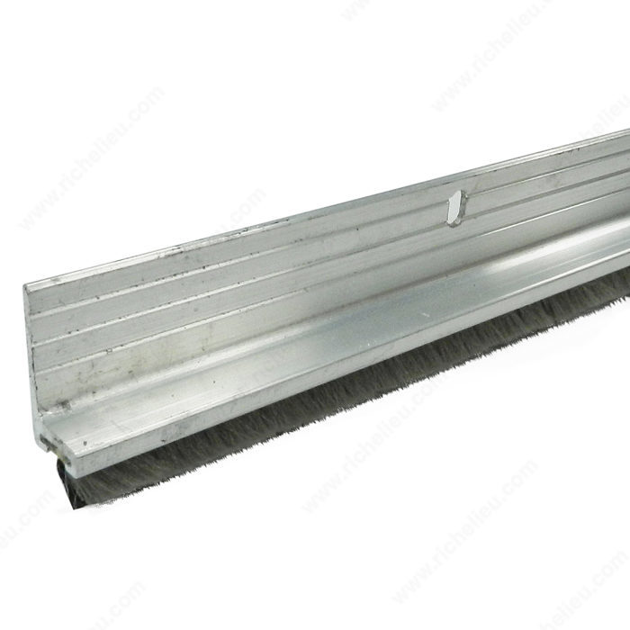 Burlete bajo puerta adhesivo aluminio 105cm - Madriferr