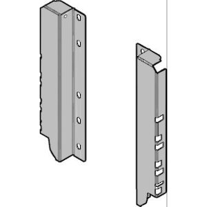 Adaptateur de dos régulier pour tiroir d'une hauteur «D» (224mm, 8-7/8")