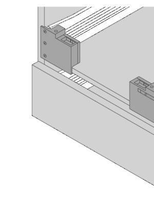 Blum Box System Front Template for METABOX 320/330 M, K, and H