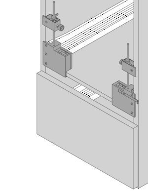 Système de gabarit pour devant de caissons pour METABOX 320/330 M,K,H
