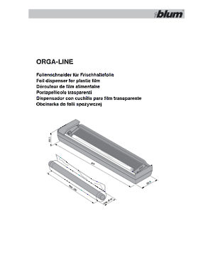 Dispensadores de papel aluminio y film transparente Orgaline