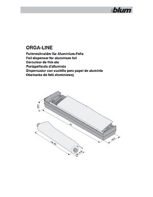 Dispensadores de papel aluminio y film transparente Orgaline - Richelieu  Hardware