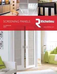 Librería de catálogos Richelieu - Screening Panels
 - página 1