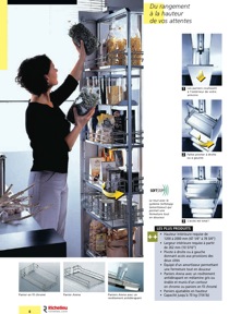 Librairie des catalogues Richelieu - Solutions - Systèmes de rangement et accessoires de cuisine
 - page 6