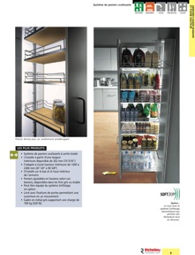 Librairie des catalogues Richelieu - Solutions - Systèmes de rangement et accessoires de cuisine
 - page 9