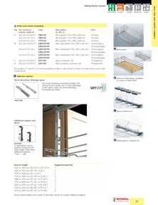 Richelieu Catalog Library - Solutions - Kitchen Accessories and Storage Systems
 - page 11
