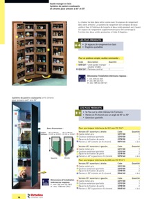 Librairie des catalogues Richelieu - Solutions - Systèmes de rangement et accessoires de cuisine
 - page 14