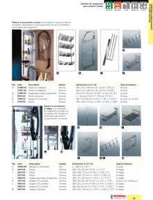 Librairie des catalogues Richelieu - Solutions - Systèmes de rangement et accessoires de cuisine
 - page 15