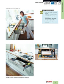 Librería de catálogos Richelieu - Solutions - Kitchen Accessories and Storage Systems
 - página 17