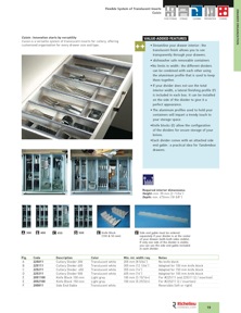 Librería de catálogos Richelieu - Solutions - Kitchen Accessories and Storage Systems
 - página 19