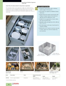Librería de catálogos Richelieu - Solutions - Kitchen Accessories and Storage Systems
 - página 20